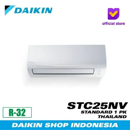 AC Daikin Standard 1,5 PK Thailand R32 STC25NV